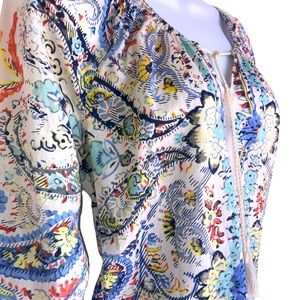 Hester & Orchard Peasant Style 3/4 Sleeve Blouse Size Small Super Cute